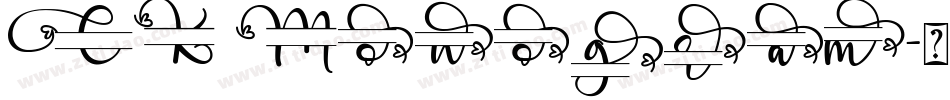 CK Monogram字体转换